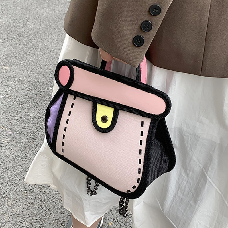 Doodle Sketch Crossbody Bag