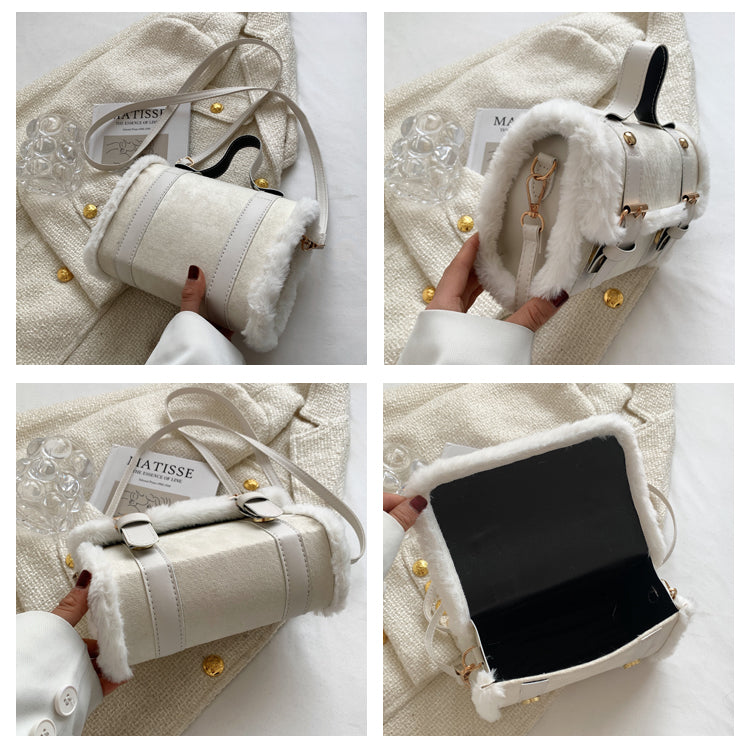 Vintage British Cross Body Tote Bag