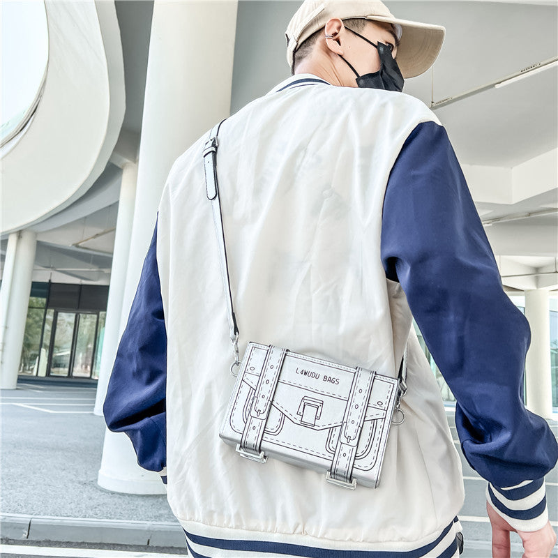 Doodle Lines Crossbody Bag