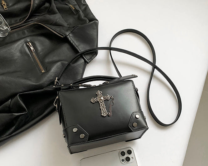 Punk Skull Pillow Tote Bag