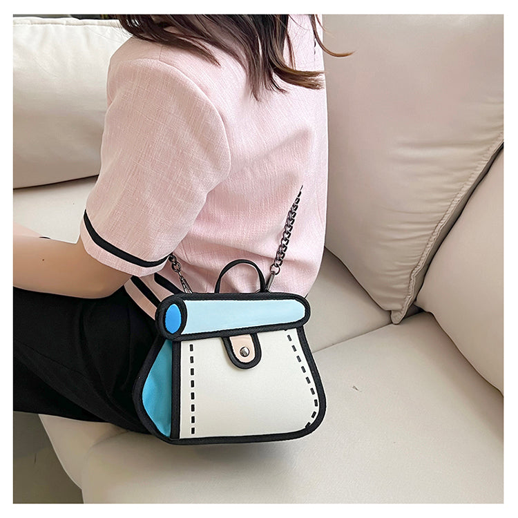 Doodle Sketch Crossbody Bag