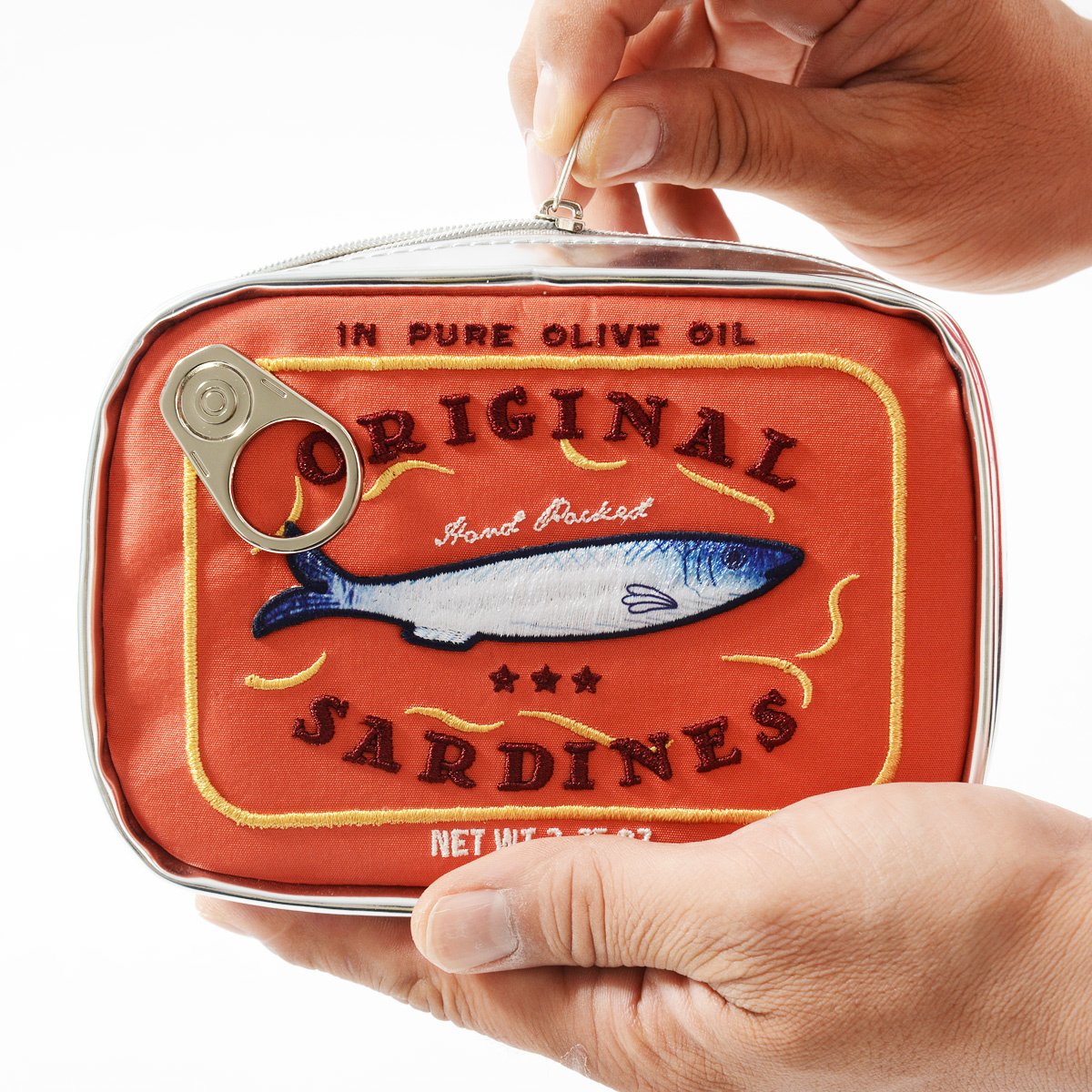 Sardine Tin Can Cosmetic Bag