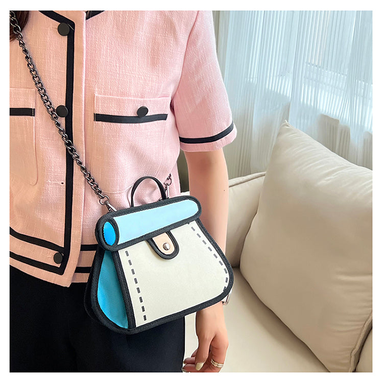 Doodle Sketch Crossbody Bag