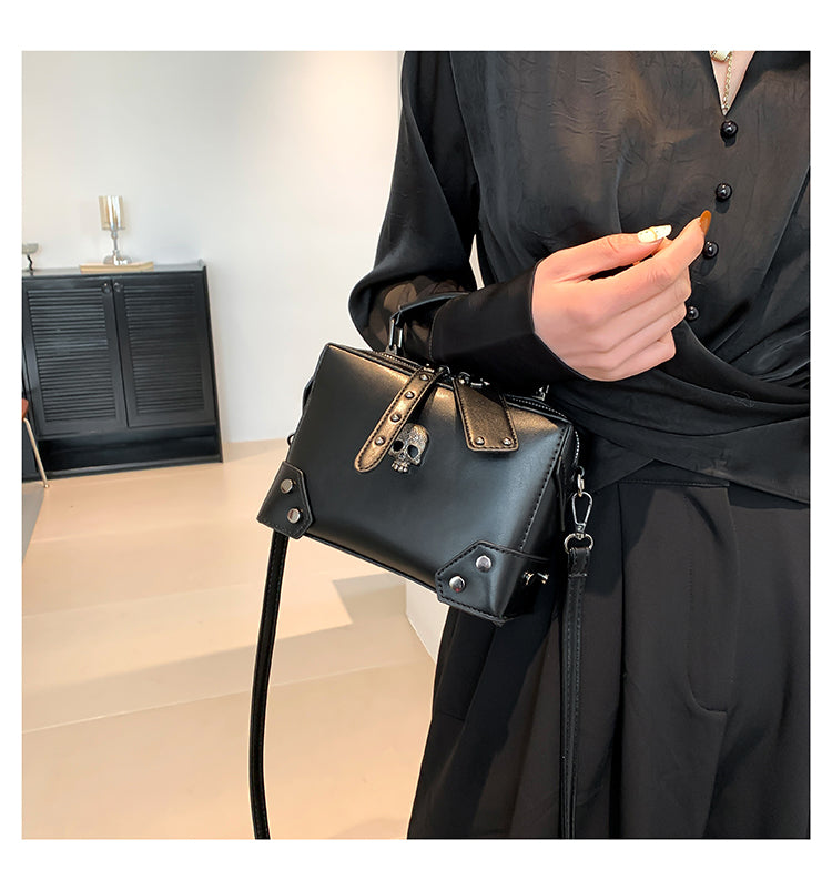 Punk Skull Pillow Tote Bag