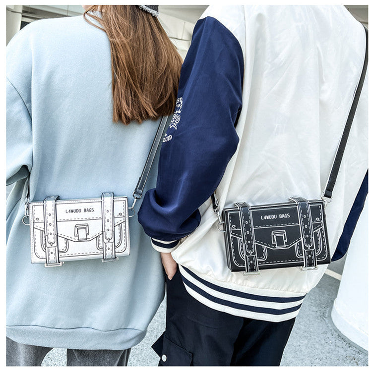 Doodle Lines Crossbody Bag