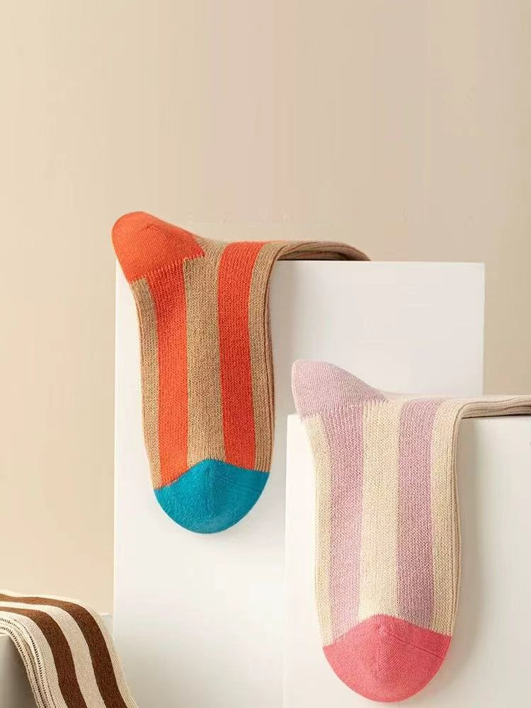Vibrant Fashion Striped Socks