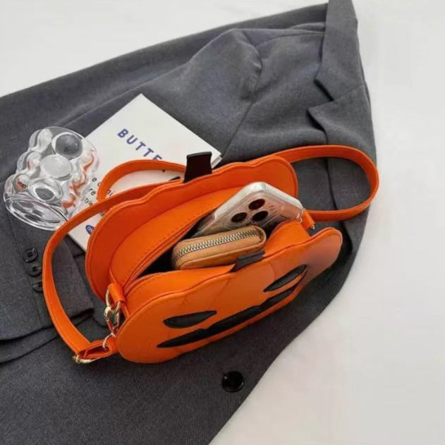Devilish Pumpkin Crossbody Bag