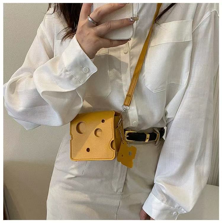Cheese Wedge Mini Crossbody Bag