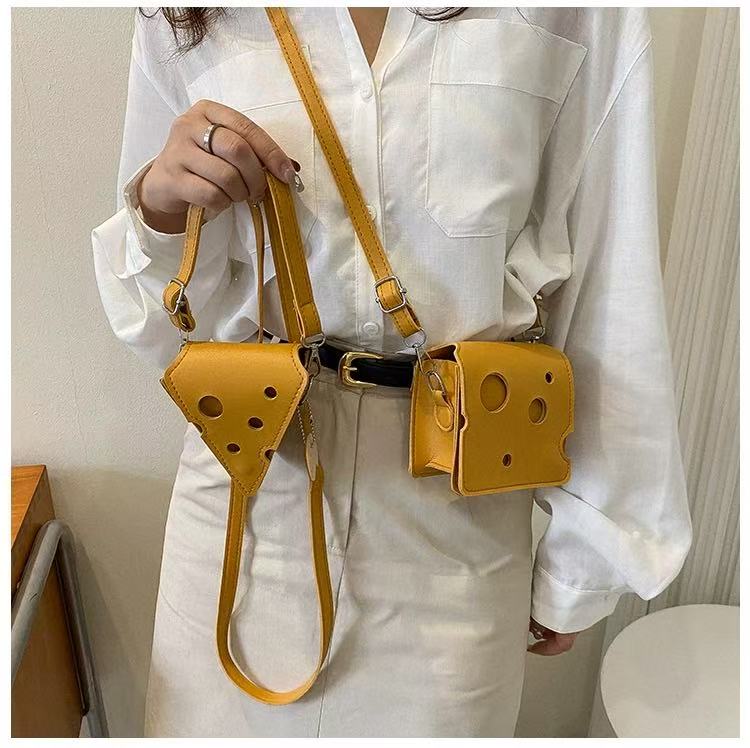 Cheese Wedge Mini Crossbody Bag