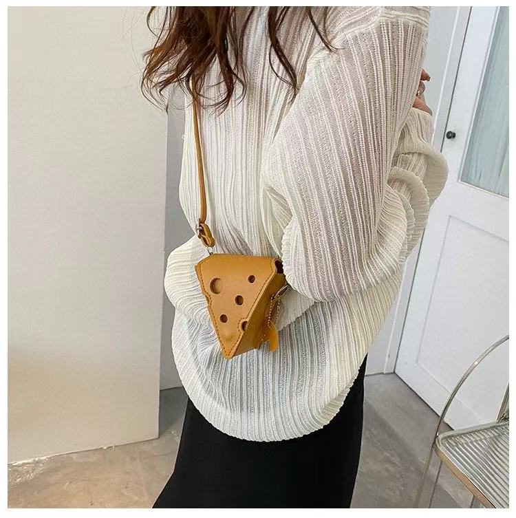 Cheese Wedge Mini Crossbody Bag