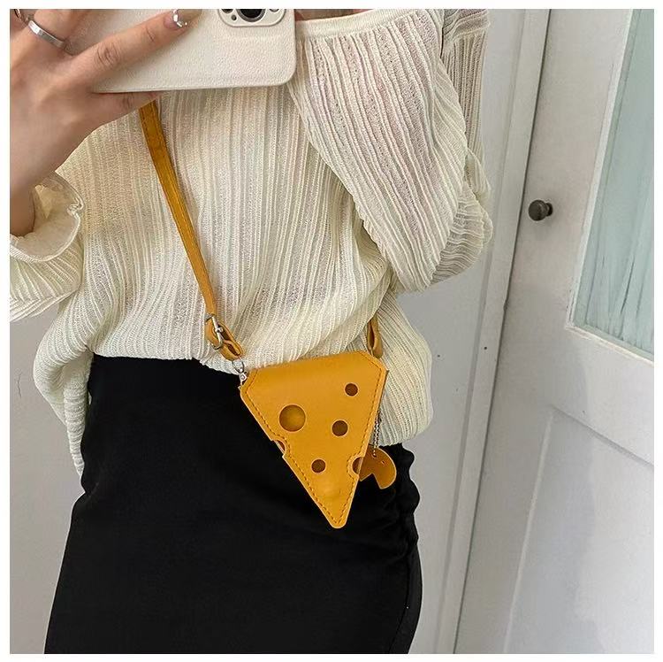 Cheese Wedge Mini Crossbody Bag