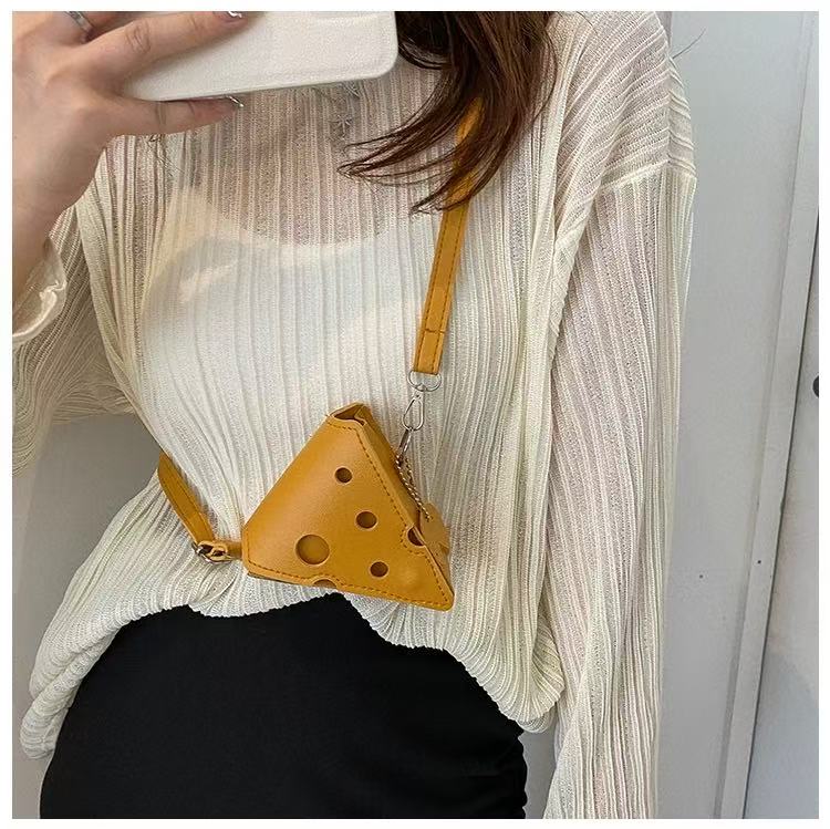 Cheese Wedge Mini Crossbody Bag
