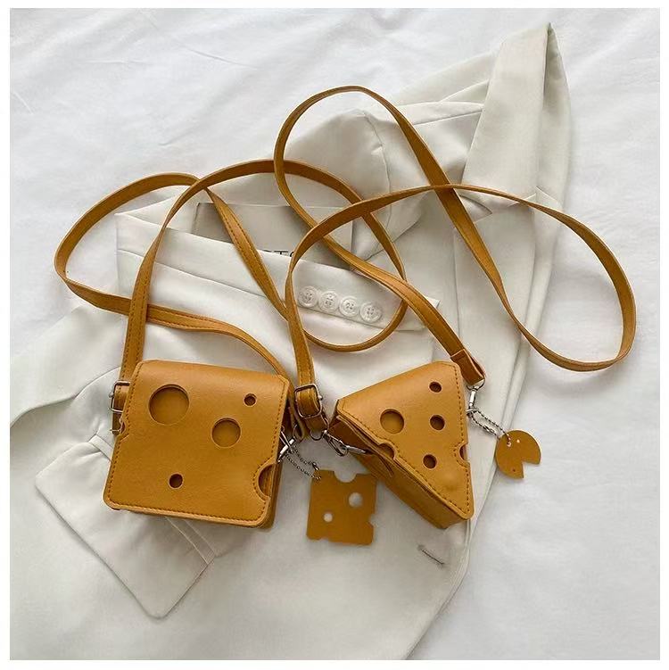 Cheese Wedge Mini Crossbody Bag