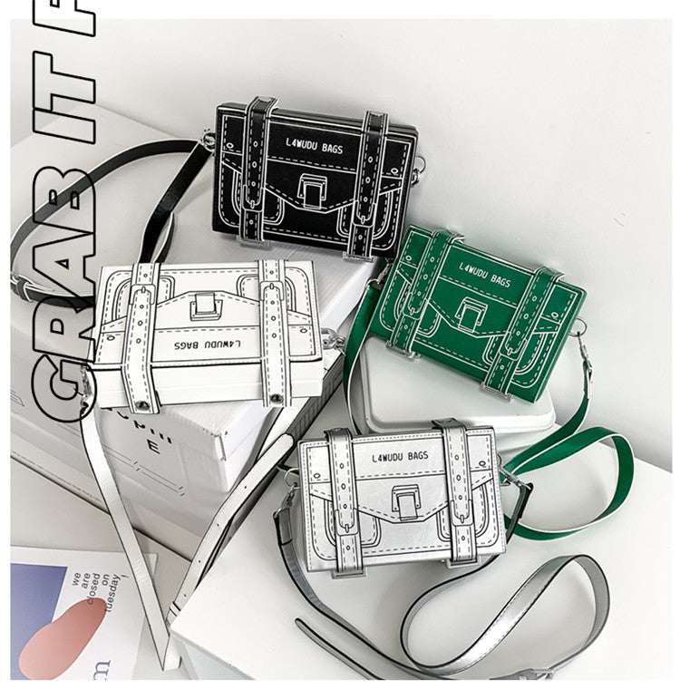 Doodle Lines Crossbody Bag