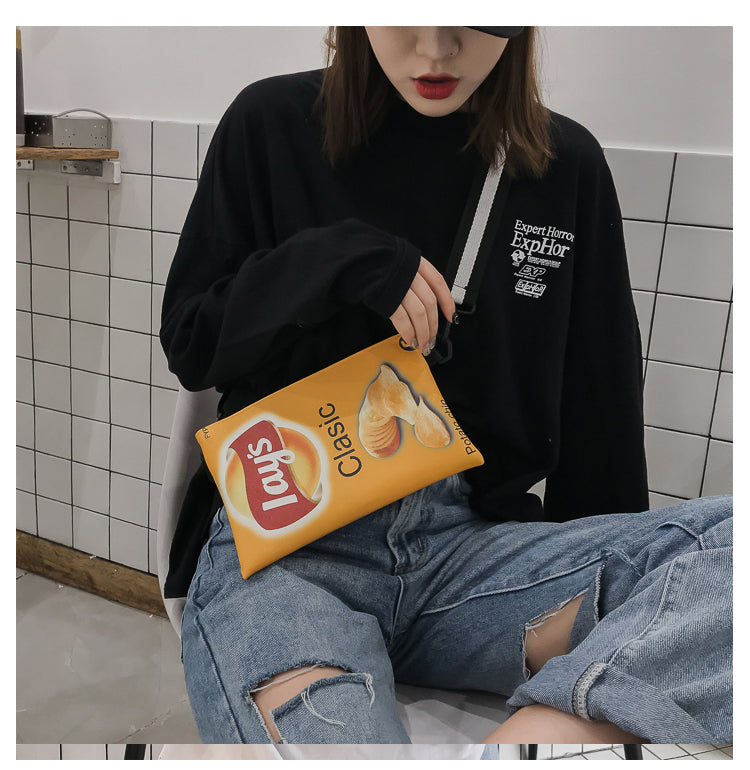 Crisp Chip Bag Novelty Sling Bag
