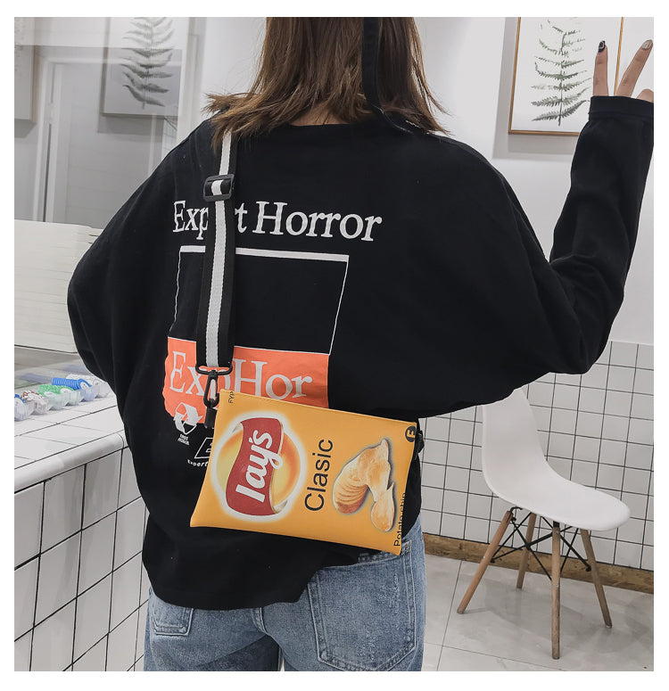 Crisp Chip Bag Novelty Sling Bag