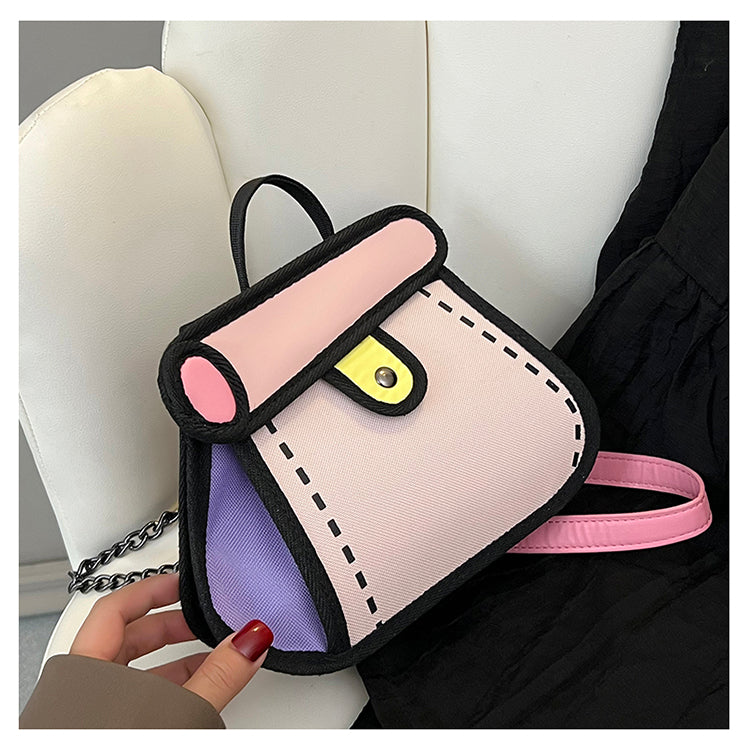 Doodle Sketch Crossbody Bag