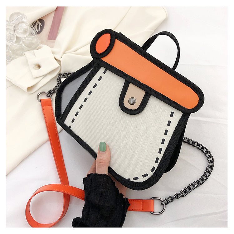 Doodle Sketch Crossbody Bag