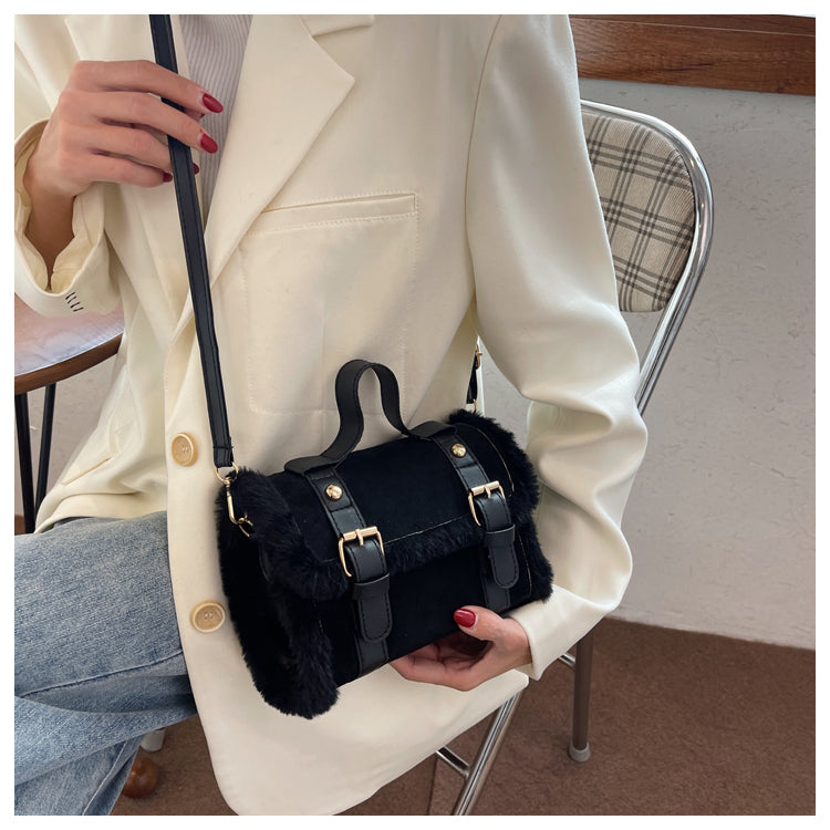 Vintage British Cross Body Tote Bag