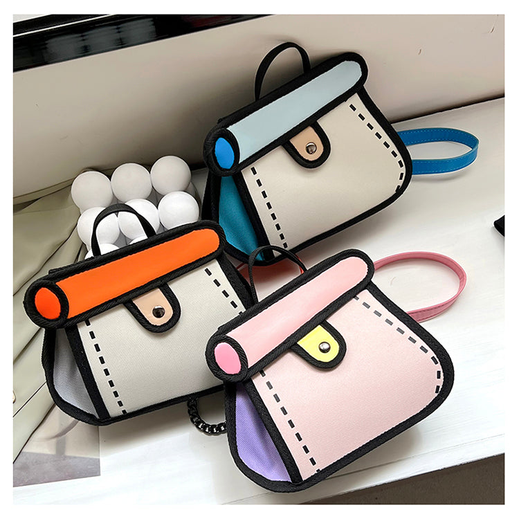 Doodle Sketch Crossbody Bag