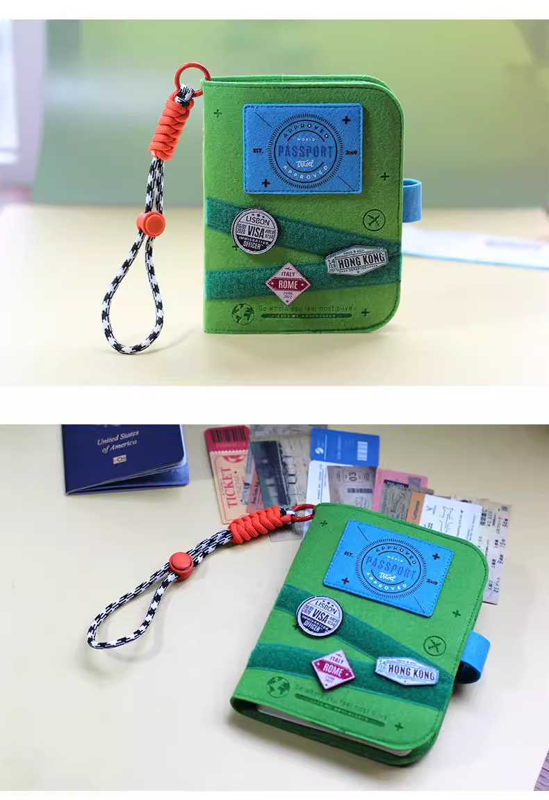 Felt Cover Traveler's Journal