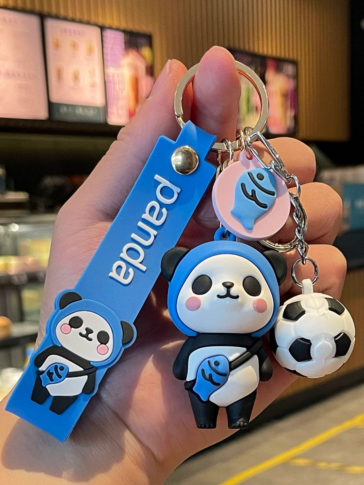 Panda Hat Keychain