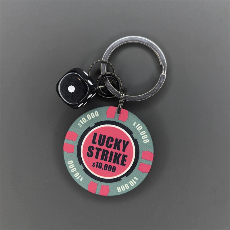 Poker Chip Keychain