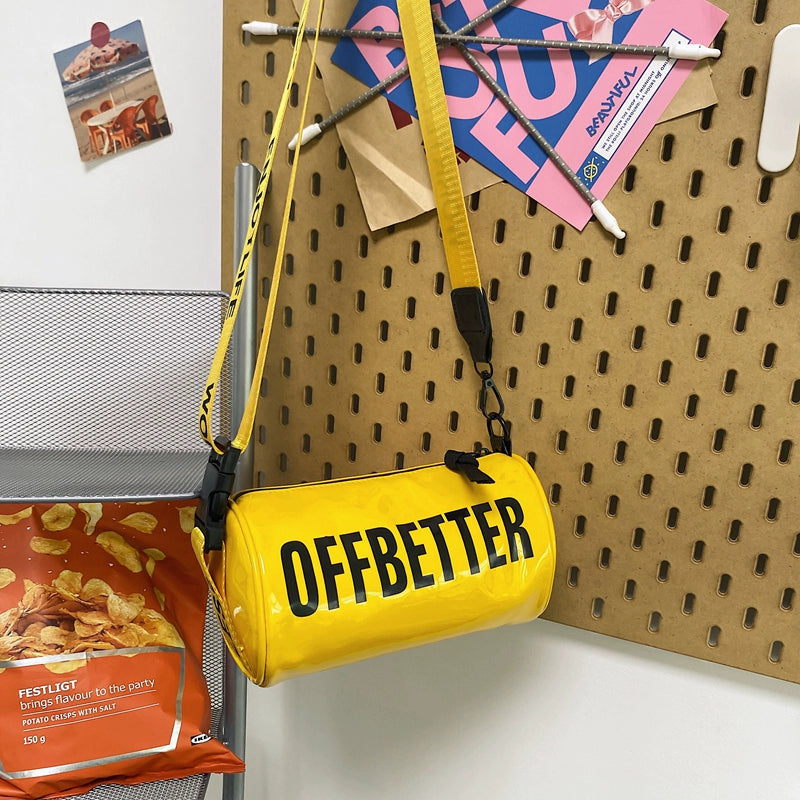 OFFBETTER Print Bucket Sling Bag