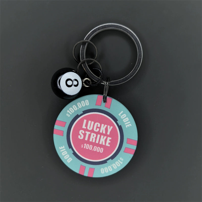 Poker Chip Keychain