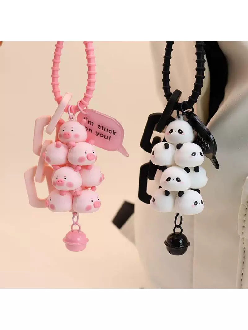 Grape Bunch Animal Keychain