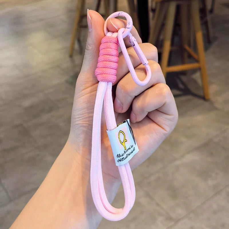 Handwoven Macaron Keychain