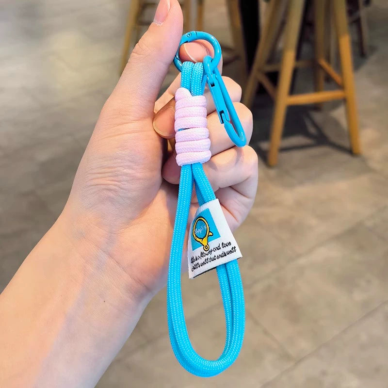 Handwoven Macaron Keychain