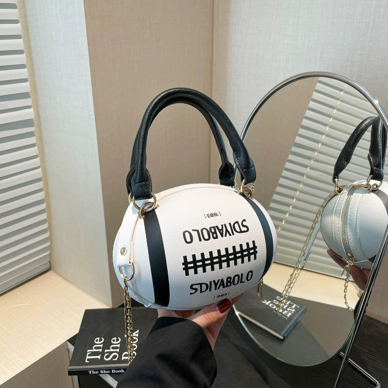 Rugby Ball Crossbody Bag