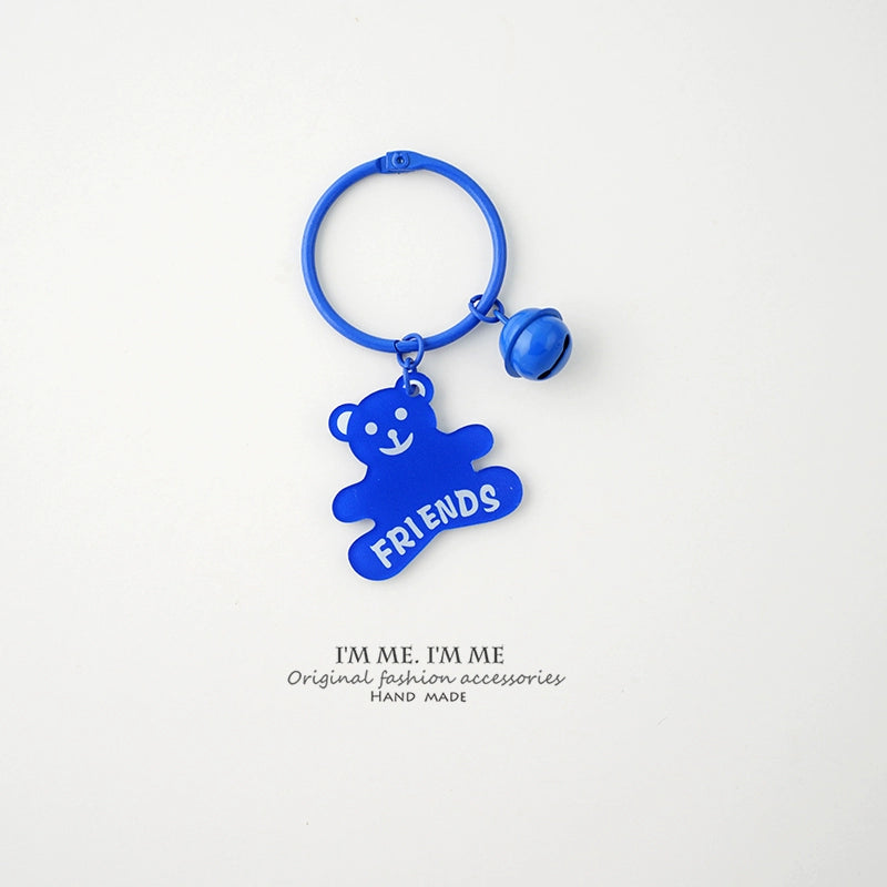 Klein Blue Acrylic Keychain