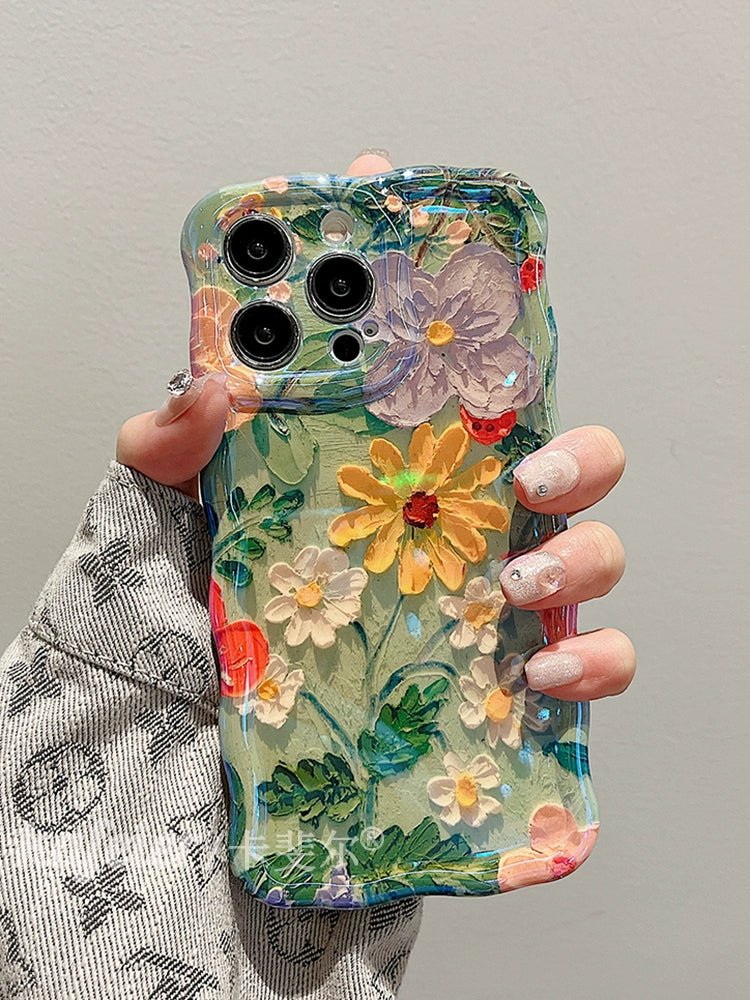 Oil Painting Flower Phone Case
