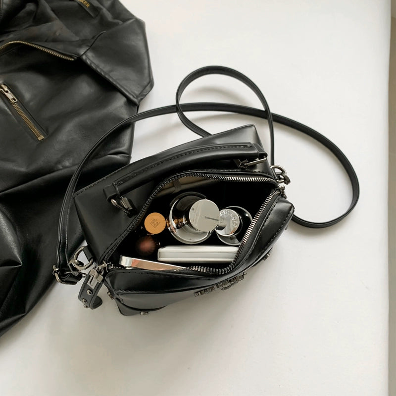 Punk Skull Pillow Tote Bag