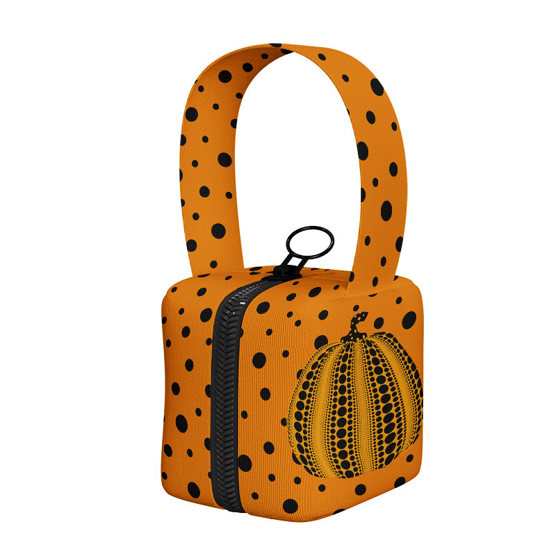 Polka Dot Pumpkin Mini Handbag