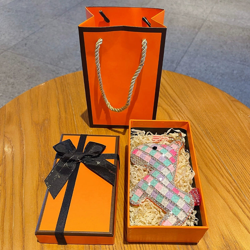 Full-diamond Pony Keychain