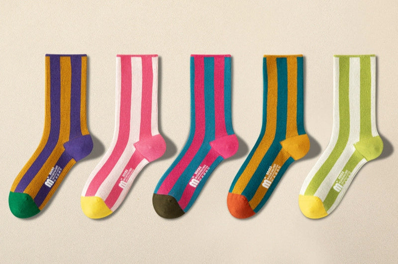 Vibrant Fashion Striped Socks
