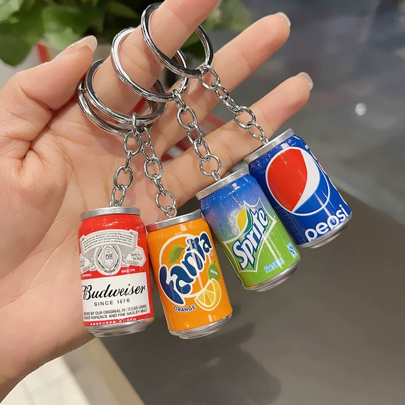 Mini Soda Can Keychain