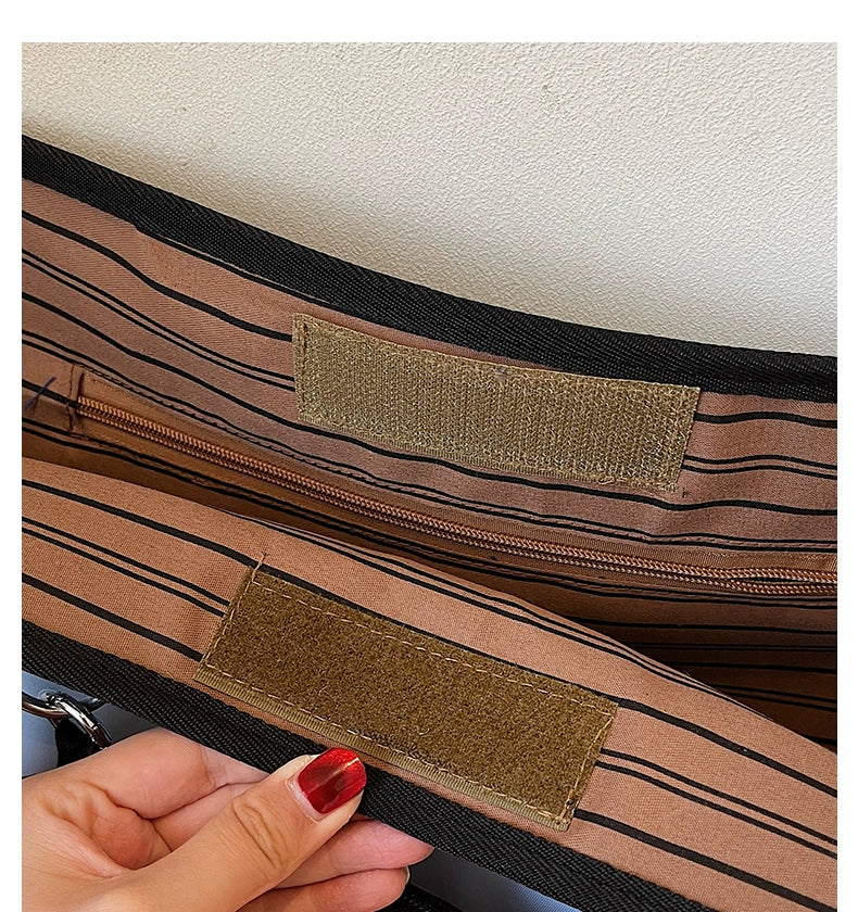 Oversized  Tote Bag with Carrot Paddle Case