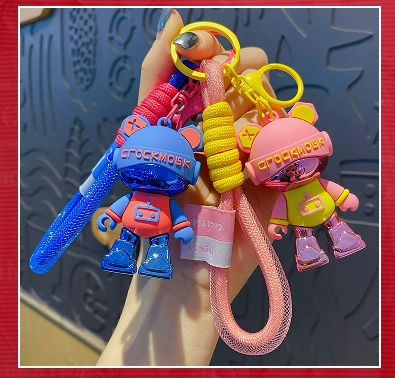 Eyepatch Bear Keychain