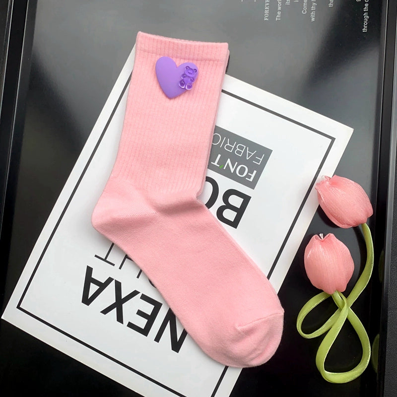 Candy Color Novelty Socks