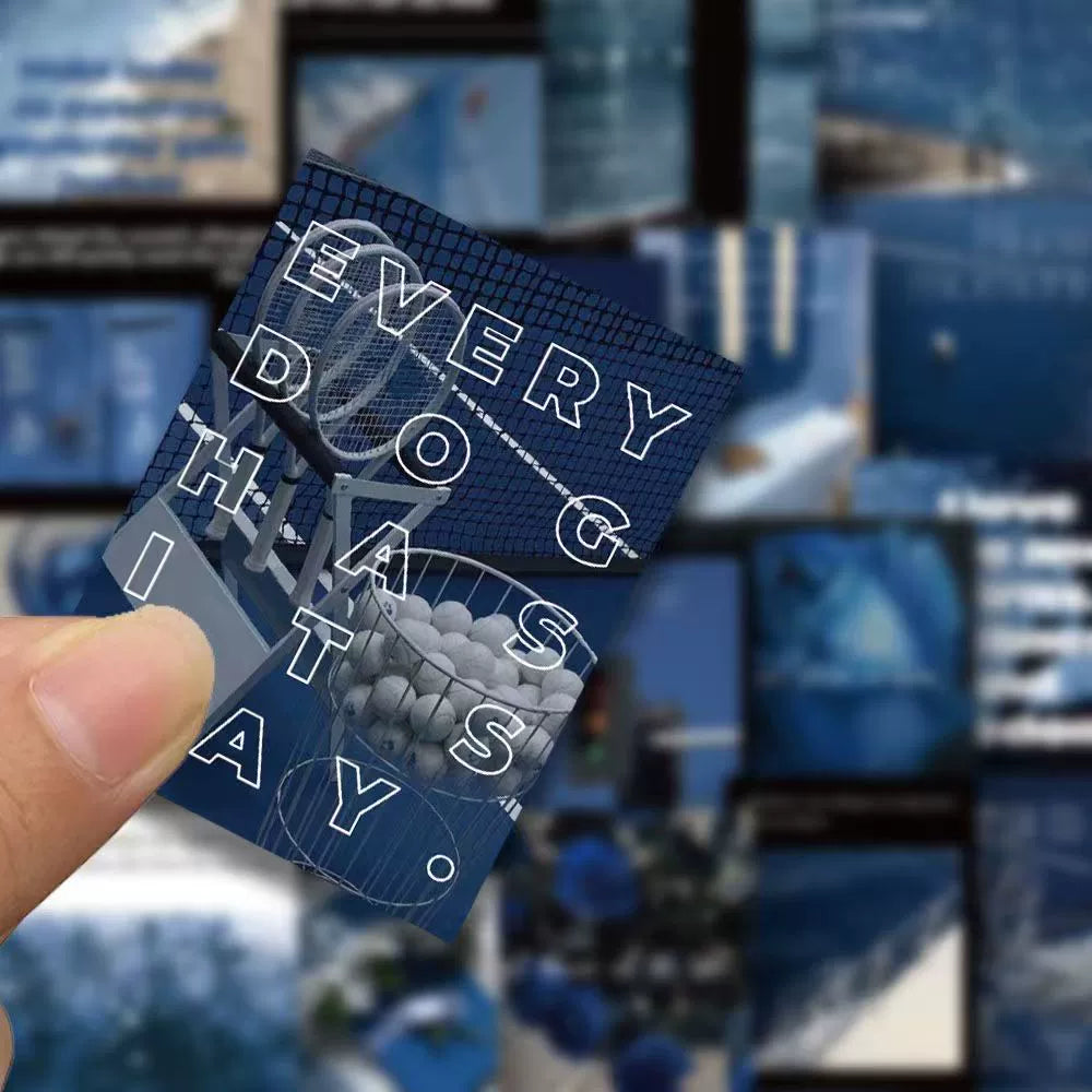 Blue Aesthetic Sticker Pack
