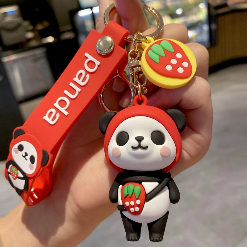 Panda Hat Keychain