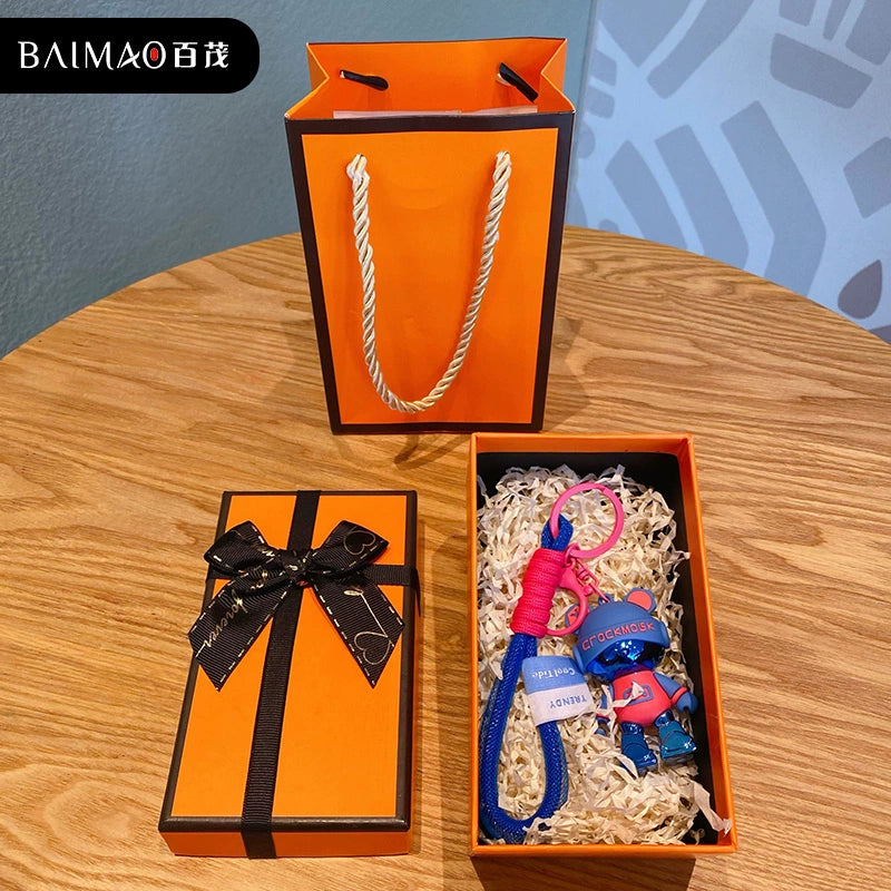 Eyepatch Bear Keychain