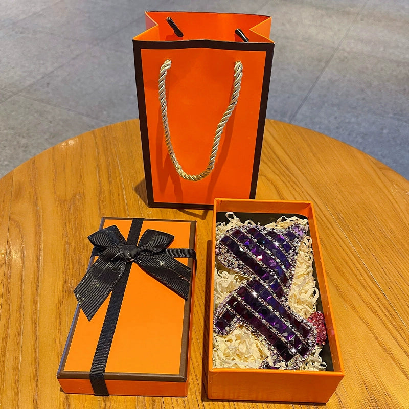 Full-diamond Pony Keychain