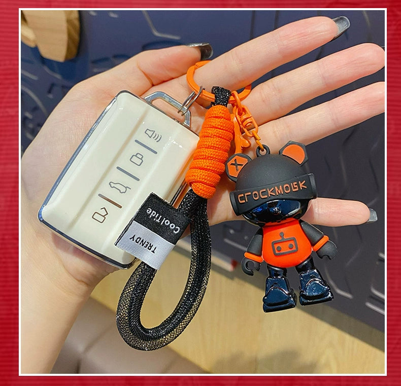 Eyepatch Bear Keychain