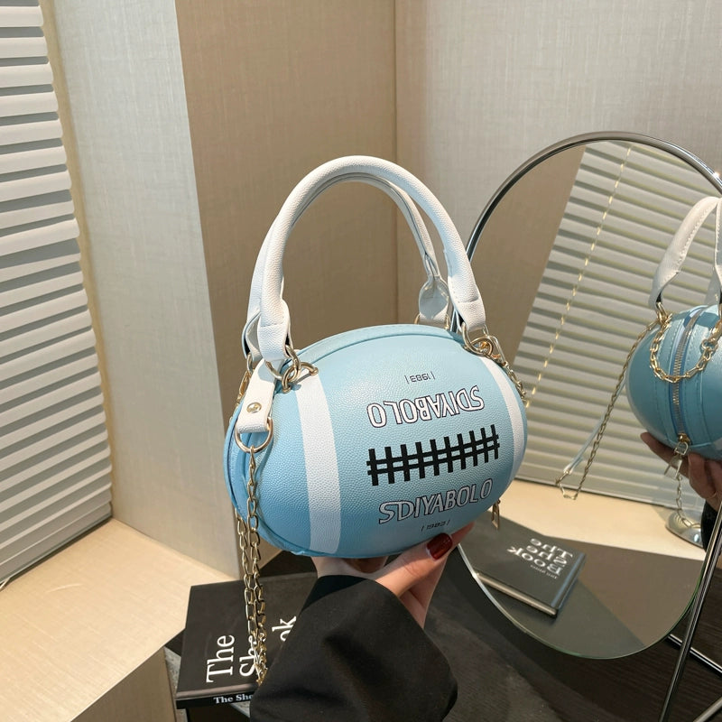 Rugby Ball Crossbody Bag