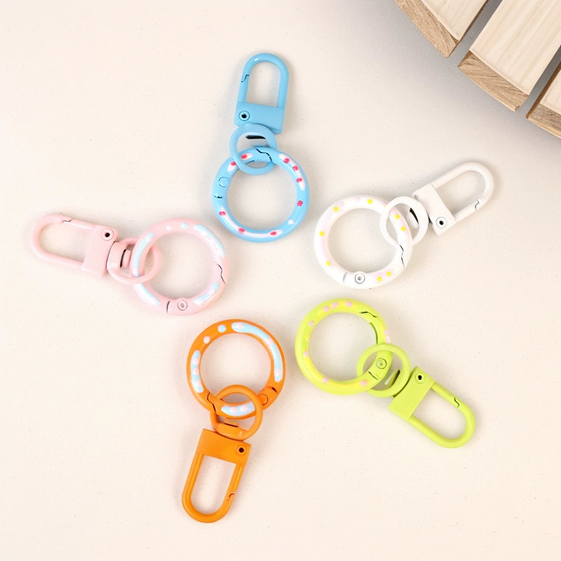 Candy Color Donut Keychain